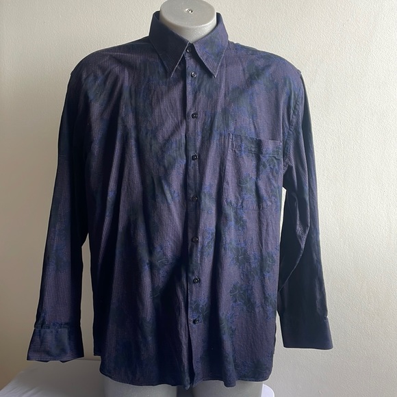 Floral Jack Lipson Signature Dress Shirt XL - Picture 2 of 9